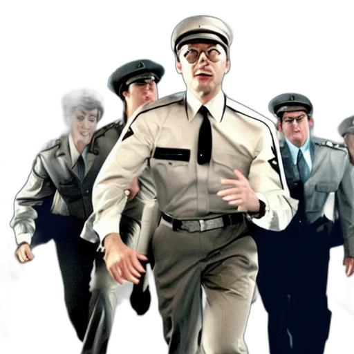 staff, concept art, comic book art, city street transparent PNG cut-out