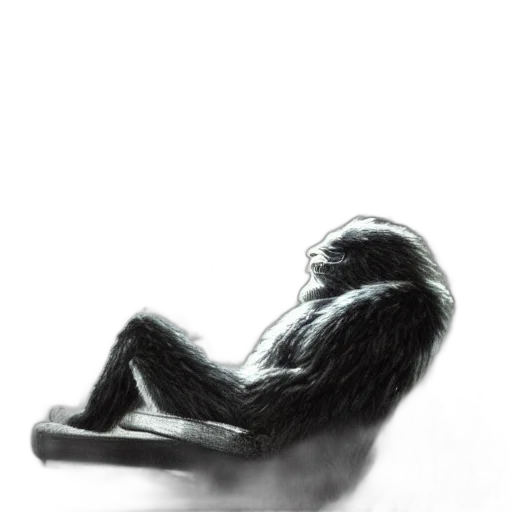 creature, animal, mask, hair transparent PNG cut-out