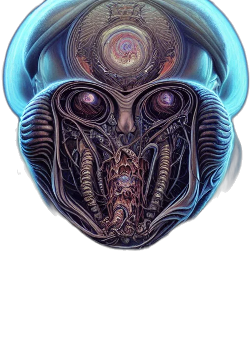 mask, face, creature, robot transparent PNG cut-out