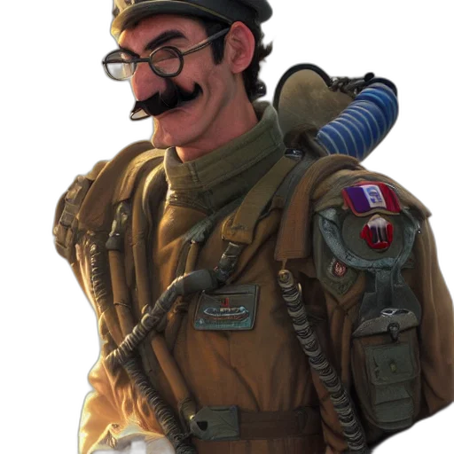 staff, weapon, hat, face transparent PNG cut-out