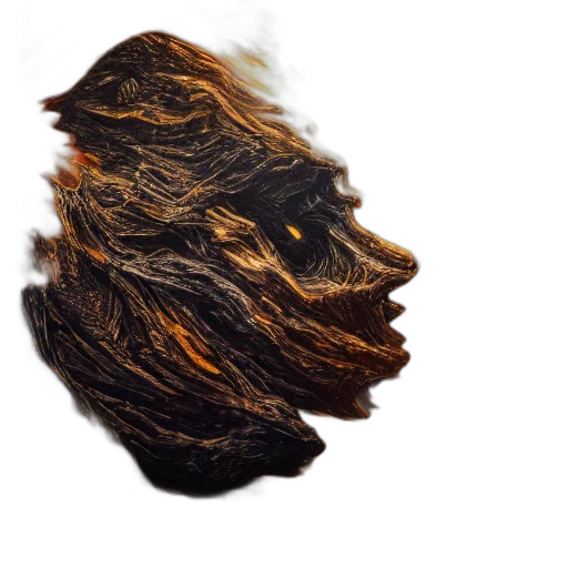hair, mask, face, dragon transparent PNG cut-out