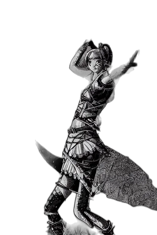 sword, staff, weapon, dragon transparent PNG cut-out