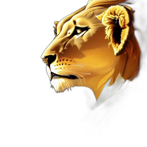 crown, animal, staff, face transparent PNG cut-out