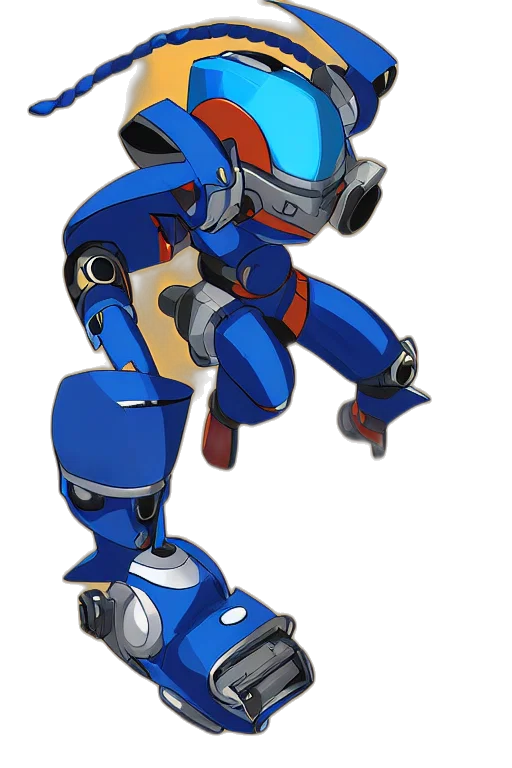 robot, weapon, concept art, 3d render transparent PNG cut-out