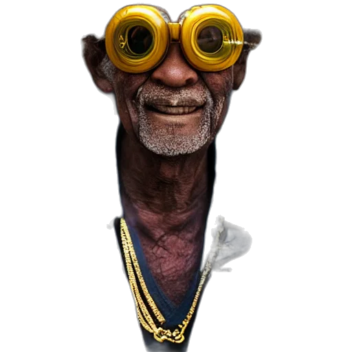 staff, face, mask, creature transparent PNG cut-out
