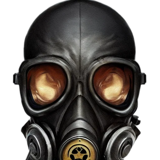 mask, face, concept art, comic book art transparent PNG cut-out
