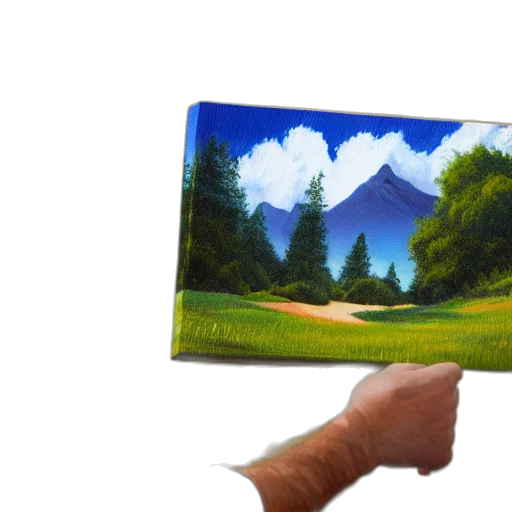bottle, photorealistic, oil painting, fantasy art transparent PNG cut-out