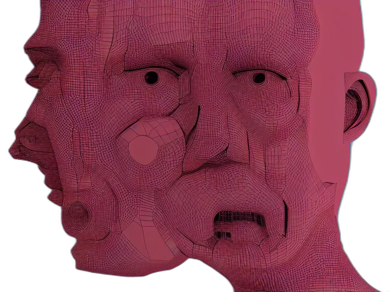 mask, face, robot, creature transparent PNG cut-out