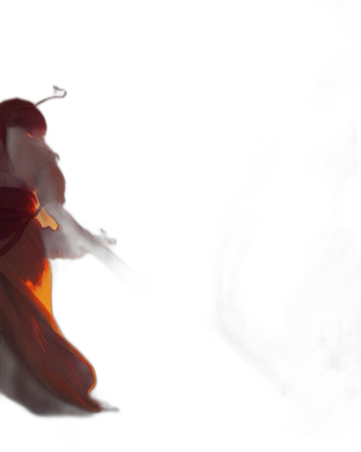dragon, dress, sword, creature transparent PNG cut-out