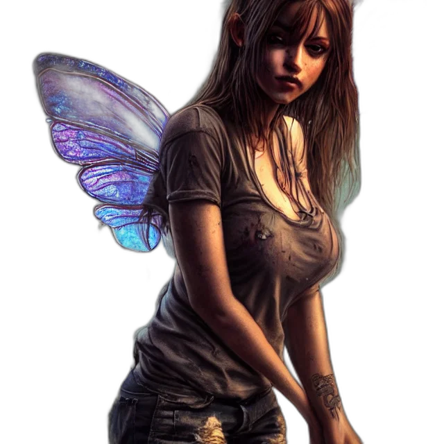 concept art, fantasy art, photorealistic, pixel art transparent PNG cut-out