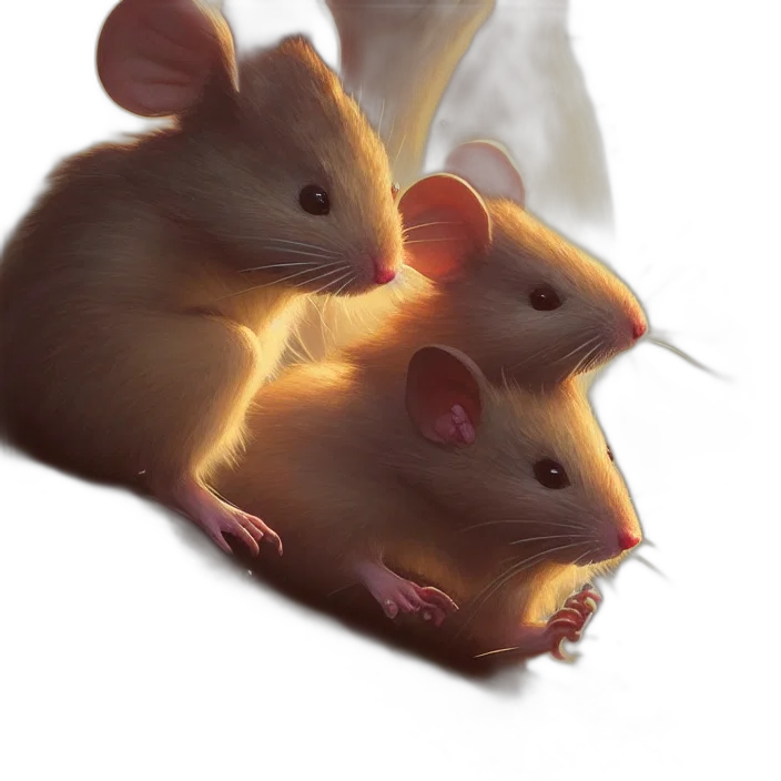 animal, concept art, photorealistic, oil painting transparent PNG cut-out