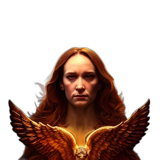 face, dragon, staff, fantasy art transparent PNG cut-out