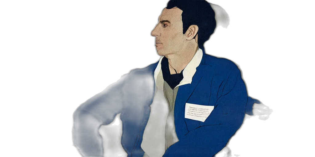 jacket, staff, face, photorealistic transparent PNG cut-out