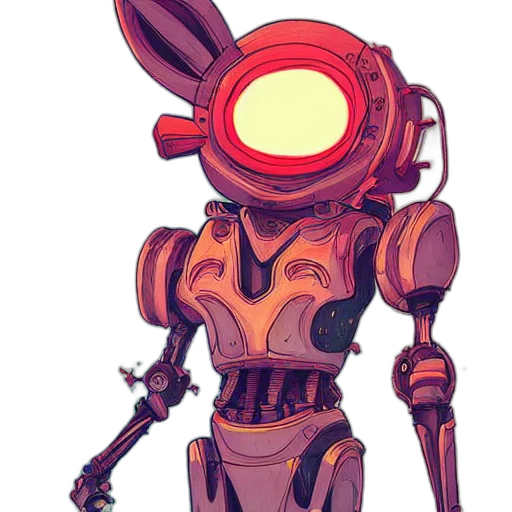 robot, weapon, concept art, cyberpunk transparent PNG cut-out