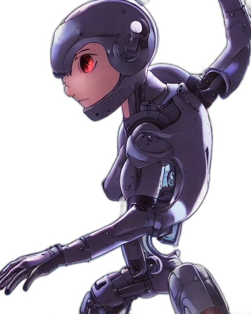 robot, weapon, concept art, 3d render transparent PNG cut-out