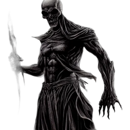 staff, creature, mask, sword transparent PNG cut-out