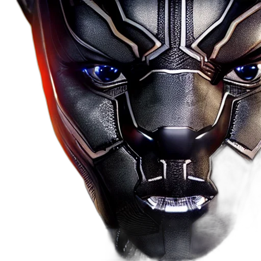 mask, robot, face, 3d render transparent PNG cut-out