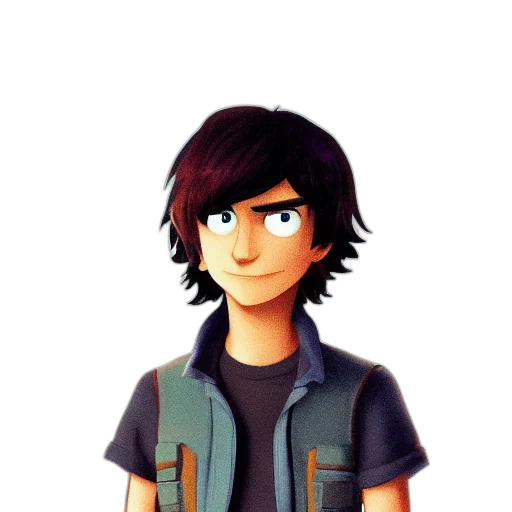 jacket, face, robot, staff transparent PNG cut-out