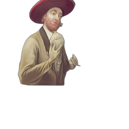 staff, hat, jacket, face transparent PNG cut-out