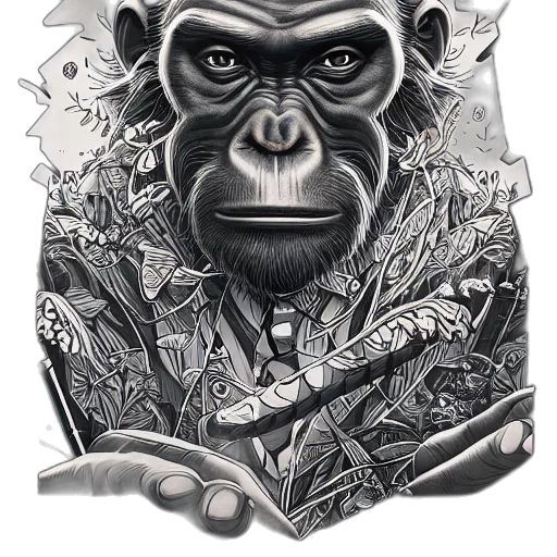 animal, face, jewelry, comic book art transparent PNG cut-out