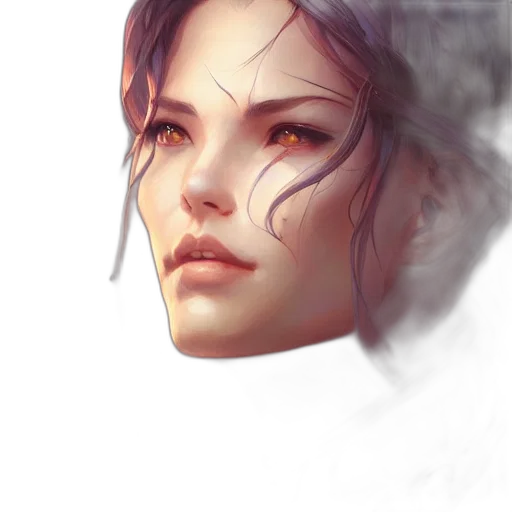 face, mask, robot, photorealistic transparent PNG cut-out