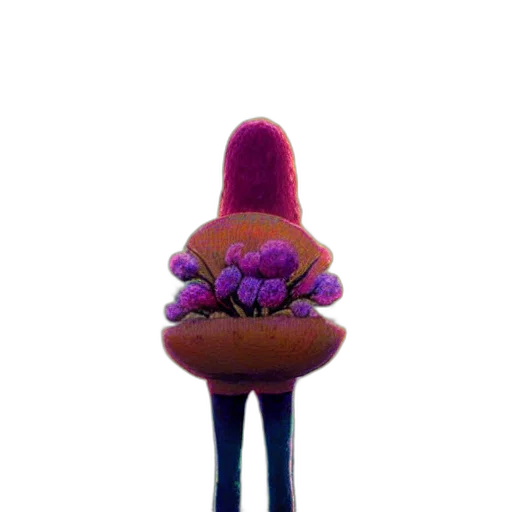 flower, hat, crown, creature transparent PNG cut-out