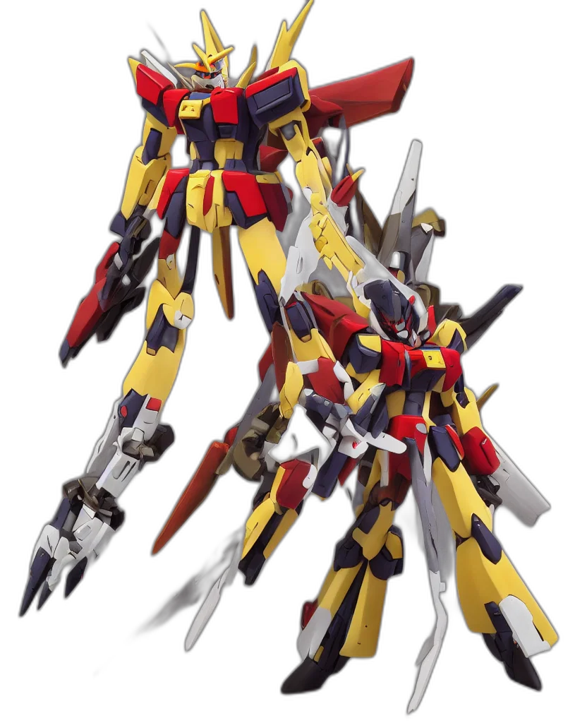 weapon, robot, concept art, 3d render transparent PNG cut-out