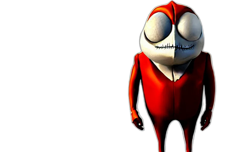 creature, robot, jacket, mask transparent PNG cut-out
