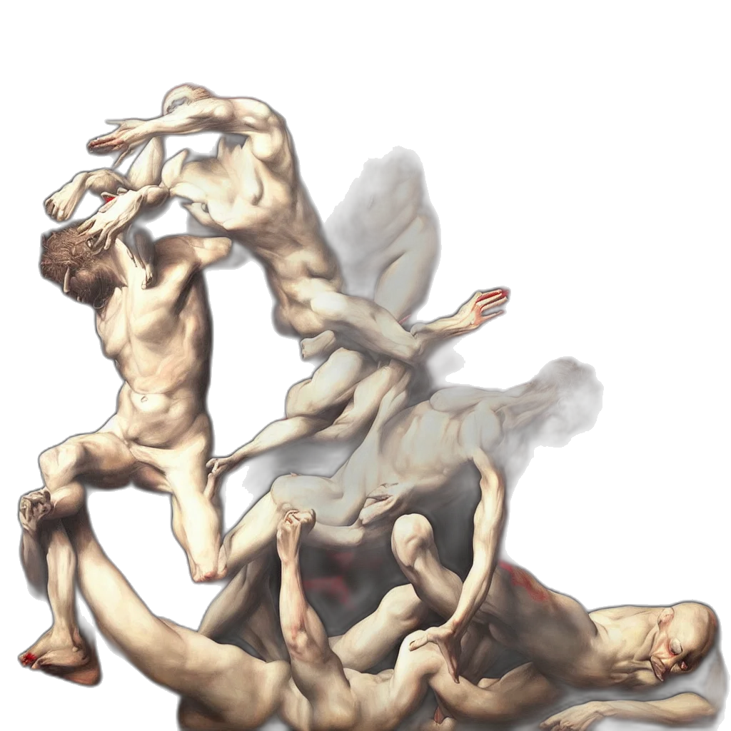 concept art, fantasy art, photorealistic, pixel art transparent PNG cut-out