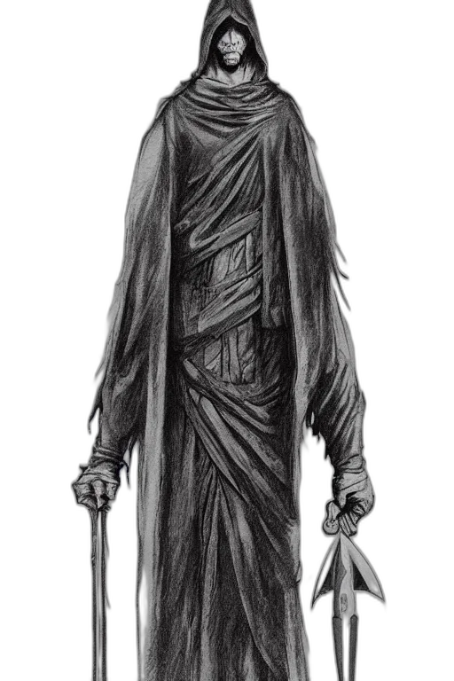 staff, dress, mask, sword transparent PNG cut-out