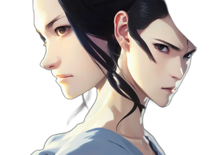 face, mask, concept art, fantasy art transparent PNG cut-out