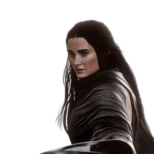 sword, dragon, hair, face transparent PNG cut-out