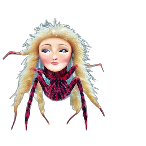 hair, concept art, fantasy art, 3d render transparent PNG cut-out
