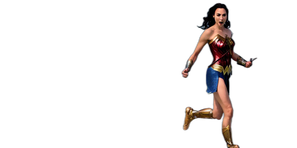 comic book art, concept art, 3d render, gal transparent PNG cut-out