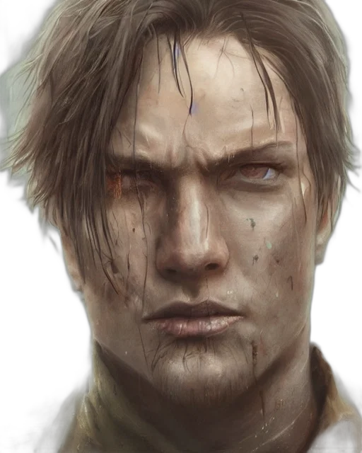 face, photorealistic, concept art, fantasy art transparent PNG cut-out