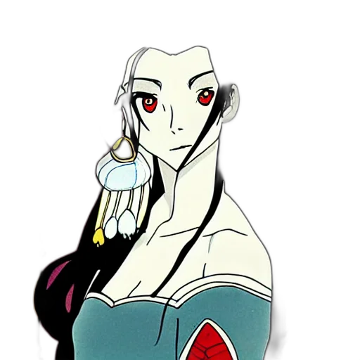 staff, dress, jewelry, mask transparent PNG cut-out