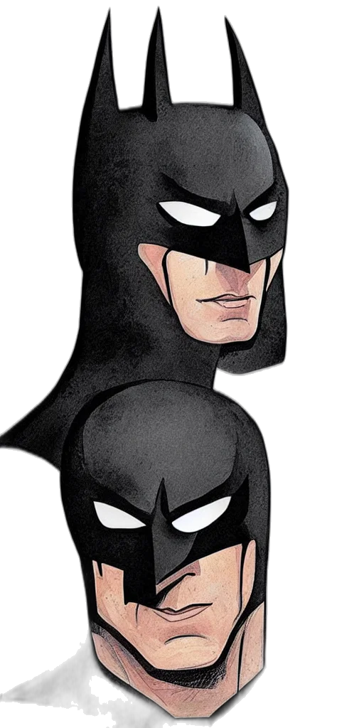 mask, face, comic book art, cartoon transparent PNG cut-out
