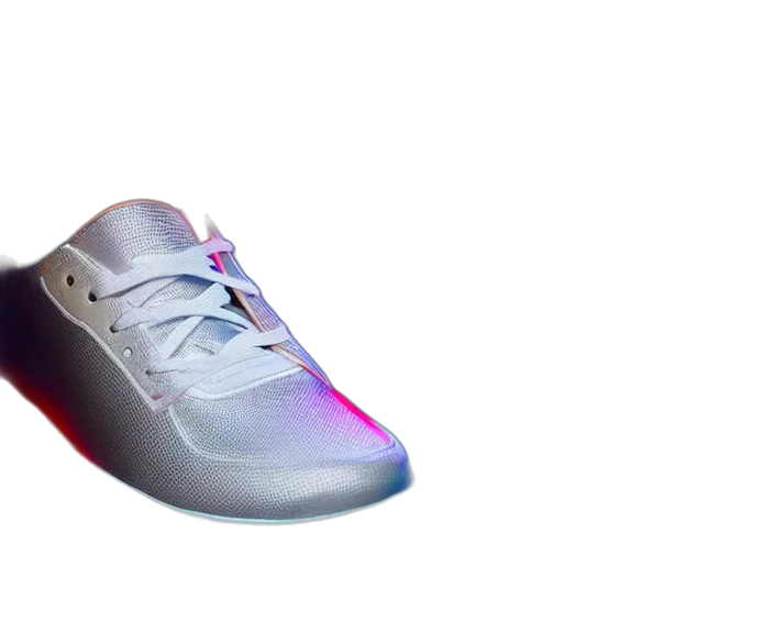 shoes, vaporwave, 3d render, cyberpunk transparent PNG cut-out