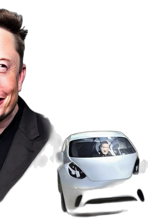 car, robot, face, cartoon transparent PNG cut-out