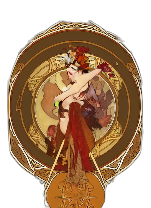 crown, staff, jewelry, fantasy art transparent PNG cut-out