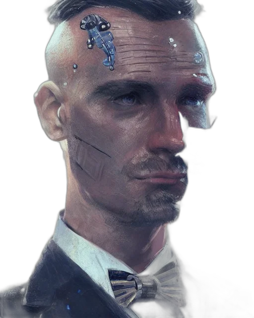 face, mask, robot, staff transparent PNG cut-out