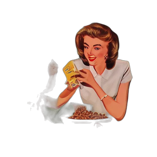 food, pixel art, advertisement, cereal transparent PNG cut-out