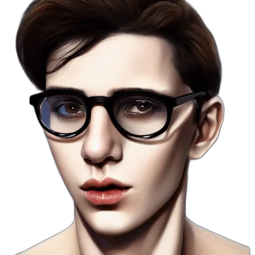 face, photorealistic, cartoon, fantasy art transparent PNG cut-out