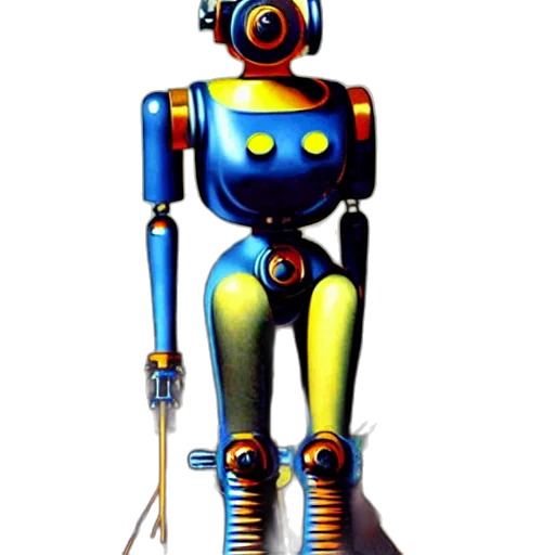 robot, staff, weapon, animal transparent PNG cut-out