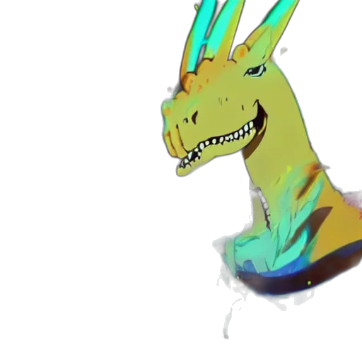 dragon, creature, animal, mask transparent PNG cut-out