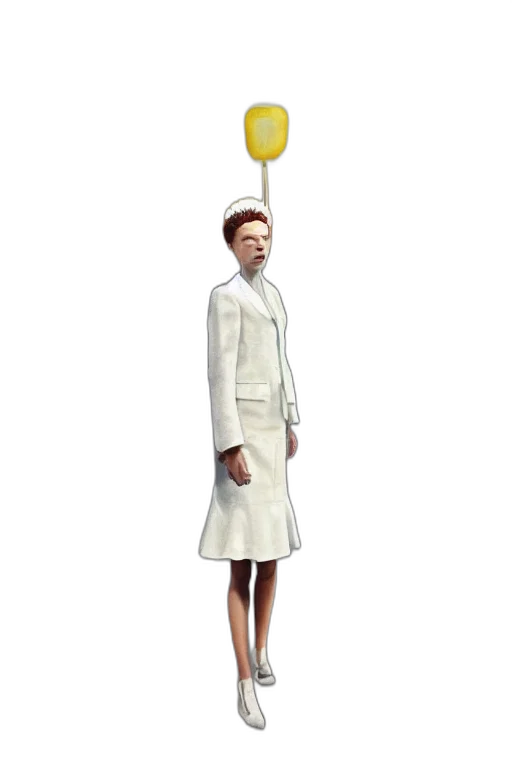 staff, umbrella, jacket, dress transparent PNG cut-out