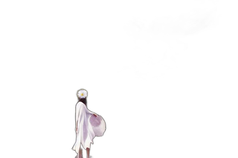 dress, staff, robot, mask transparent PNG cut-out