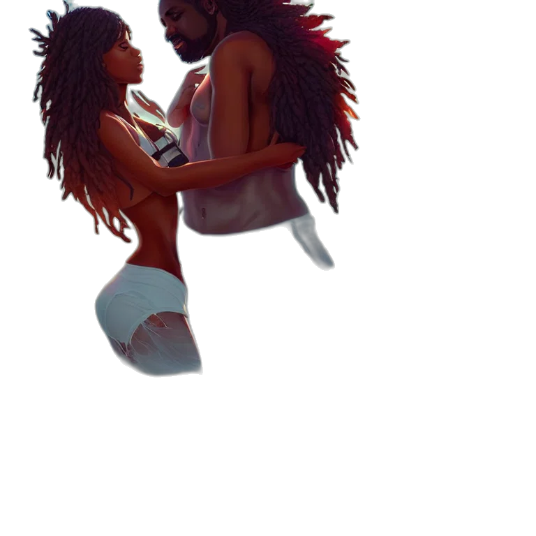 hair, concept art, pixel art, fantasy art transparent PNG cut-out