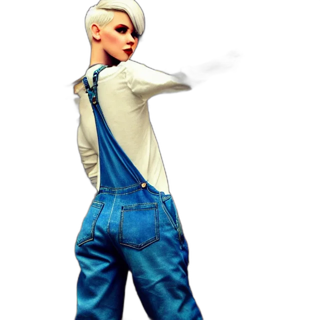 jacket, staff, concept art, 3d render transparent PNG cut-out
