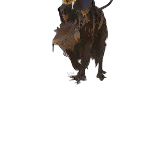 dragon, animal, creature, staff transparent PNG cut-out